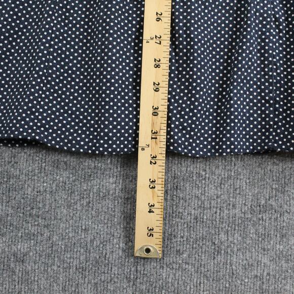 Caroline Constas Dress Women 6 Polka Dot Linen Blend Mini Lined Whimsical Playfu - Picture 11 of 13